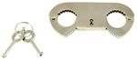 Erotic Fashion Cuffs, Silber Metall justierbar, 1er-Pack (1 x 1 St&uuml;ck)