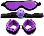 Erotic Fashion ra7010 Velcro Set, lila, lila-schwarz 100 Prozent Nylon...