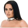 Erotic Fashion ra7522 Halsband mit Metall-und Vorh&auml;ngeschloss, schwarz-silber...