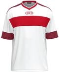 JAKO Unisex Trikot Club 92, Kurzarm, wei&szlig;/rot/Maroon, S