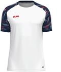 JAKO Kinder T-Shirt Sonic, wei&szlig;/Marine/rot, 140