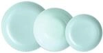 Luminarc Pampille T&uuml;rkis Opal Geschirr 18 Teile - 6 Personen T&uuml;rkis