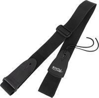 ROCKTILE Gitarrengurt Nylon Schwarz - Robuster Gitarrengurt aus Nylon - Breite: ca. 5