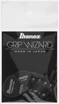 IBANEZ Grip Wizard Series Rubber Grip Flat Pick - schwarz 6 St&uuml;ck (PPA16XRG-BK)