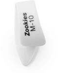 JIM DUNLOP Plektrum Daumen, Zookies M10, Wei&szlig;, 12 St&uuml;ck, Kunststoff