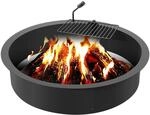 VEVOR Feuerstellenkreis, Grill-Feuerring-Kombination, 40 Zoll...