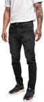 Urban Classics Herren Slim Fit Jeans Hose, realblk Heavy Destroyed Washed, 31/32