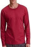CALIDA Remix Basic Sleep Langarmshirt Herren, Bio-Baumwolle, pflegeleicht,