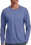 CALIDA Remix Basic Sleep Langarmshirt Herren, Bio-Baumwolle, pflegeleicht,