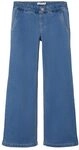 NAME IT M&auml;dchen Nkfsalli Wide 8293 -To Noos Weite Jeans, Light Blue Denim, 128 EU