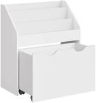 SONGMICS B&uuml;cherregal Kinder, Kinderregal, Spielzeugregal, mit 3 Regalebenen,