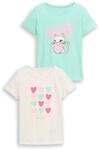 Kinder T-Shirt mit Print im 2-er Pack
