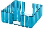 GUZZINI - Serviettenhalter "Dolcevita", Bio-Based Plastic, Turquoise, 19,6x19,6xh8,4,