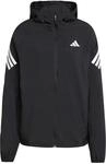 adidas Damen Adi365 Running Iconic Hooded Coat, black, XL