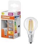 Osram LED Retrofit CLASSIC P in P-Form, LED-Lampe, Glas, klar, 3,4 W, 470 lm,...