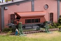 Faller 120323-2 Spindelhebeb&ouml;cke mit aufgebocktem Waggon - Spurweite H0