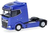 Herpa LKW DAF XG Facelift Zugmaschine 2achs, blau, Zugmaschine mit Ladekran und