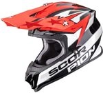 SCORPION VX-16 EVO AIR PATRIOT Black-White-Red XXL