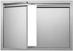 VEVOR Grill-Zugangst&uuml;r, 762 x 532 x 45 mm, Doppelte Au&szlig;enk&uuml;chent&uuml;r,