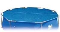 Solarcover f&uuml;r Stahlrahmenpool, blau, rund, passend f&uuml;r &Oslash; 540cm schnelle