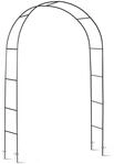 Plonos Rosenbogen Rankhilfe 240 cm Kletterpflanzen Rosenspalier 4 Erdanker Stahl