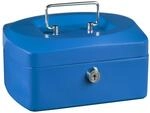 Idena 50030 - Geldkassette 8", Gr&ouml;&szlig;e 205 x 160 x 90 mm, Farbe Blau, 1 St&uuml;ck