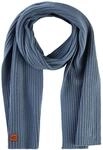 camel active Herren Schal aus einem Baumwoll-Kaschmir-Mix Blau, menswear-OS