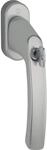 Hoppe 11780642 Fenstergriff LI&Egrave;GE-Secu100-Druckknopf-Schlie&szlig;zylinder, 7x40,
