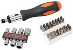 Black+Decker Schraubendreher mit Ratsche (40-teilig, in stabiler Kassette, mit
