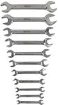 KS Tools 964.2245 EDELSTAHL Doppel-Maulschl&uuml;ssel-Satz, 11-tlg., abgewinkelt