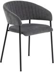 AC Design Furniture Anna Esszimmerst&uuml;hle 2er Set, Weiche Esszimmerst&uuml;hle mit