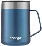 Contigo Streeterville Desk Mug, isolierter Kaffee-Thermobecher mit Henkel aus