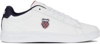 Kswiss Men's Court Shield Ii,Wht/Peacot/Smba Red,40EU