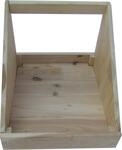 Flamingo Legenest f&uuml;r H&uuml;hner Tozl Neerhof Holz &ndash; 28 cm L x 30,5 cm B x 25,5 cm H,
