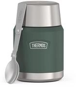 Thermos ICON Food Jar 0,47 l, gr&uuml;n matt/forest, Speisegef&auml;&szlig; f&uuml;r Essen 470 ml,