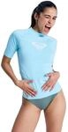 Roxy Kurz&auml;rmeliges Rash-Weste, ganzes Herz, SS, f&uuml;r Damen, Gr&uuml;n