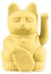 DONKEY Lucky Cat Mini | Yellow - Japanische Gl&uuml;cksbringer Winkekatze in Gelb, 9,8 cm