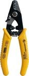 Jonard Tools JIC-375 Glasfaser-Abisolierzange mit 3 L&ouml;chern, TPR-Griff, 15,2 cm