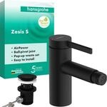 hansgrohe Zesis S - Bidetarmatur mit Zugstangen-Ablauf aus Metall,