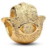 PANDORA Strukturierte Hand der Fatima Mini-Charm 764042C00 Charm Anh&auml;nger