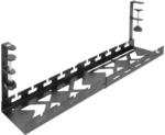 ACT Ausziehbare Kabelkanal Schreibtisch 43-72 cm Ohne Bohren, Kabelf&uuml;hrung, Kabel