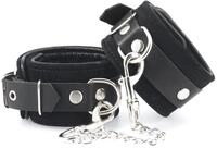 Erotic Fashion Fussschellen , schwarz Leder Verstellbar, 1er-Pack (1 x 1 St&uuml;ck)