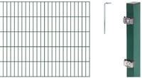 Alberts 648756 Doppelstabmattenzaun als 28 tlg. Zaun-Komplettset | verschiedene