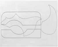 GEWA Deckenschoner Pickguard Schlagbrett - f&uuml;r Gitarre - glasklar/transparent - PVC