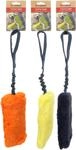 Flamingo Hundespielzeug &ndash; Fauxtra Chaser Bungee Pl&uuml;sch S &ndash; elastischer Griff &ndash;