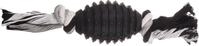 Flamingo HS Gummi Gladiator Rugby + Seil SCHWARZ 12CM