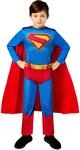 Rubies - DC Comics Offizielles Superman-Kost&uuml;m f&uuml;r Kinder &ndash; Gr&ouml;&szlig;e 7-8 Jahre