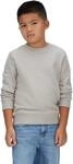Calvin Klein Kinder Unisex Sweatshirt Monogram Mini Badge aus Frottee, Grau...