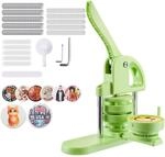 VEVOR Buttonmaschine Knopfmachermaschine Badge Punch Press 75 mm rund, Pinmaker...