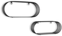 Mirrors & More 2er Regalset Joyce 82370102 Metall Schwarz